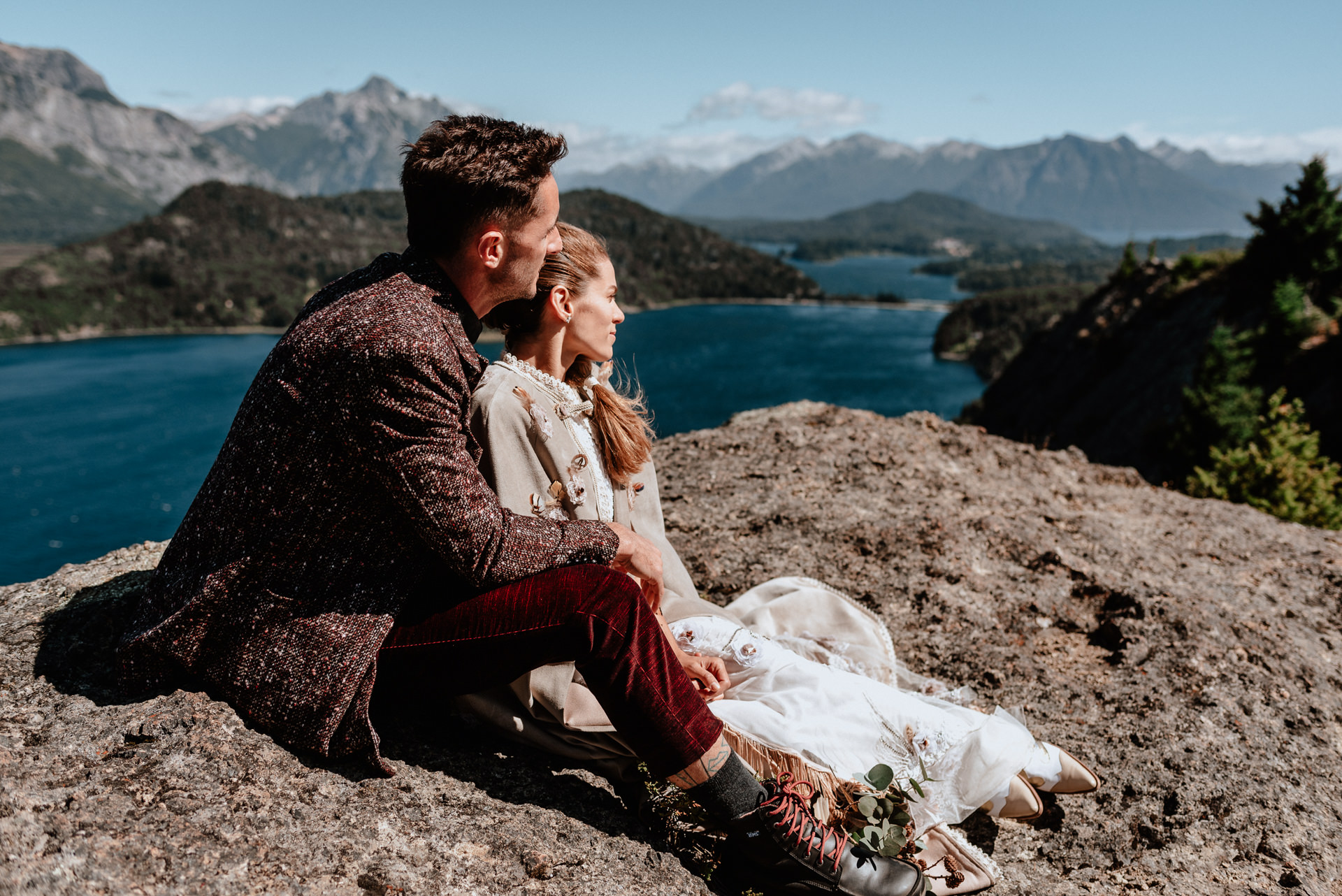 elopement wedding mountains patagonia